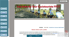 Desktop Screenshot of lesamisdutourcyclo.com